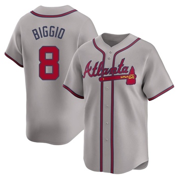 Cavan Biggio Men's Limited Atlanta Braves Gray Away Jersey