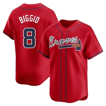 Cavan Biggio Men's Limited Atlanta Braves Red Alternate Jersey