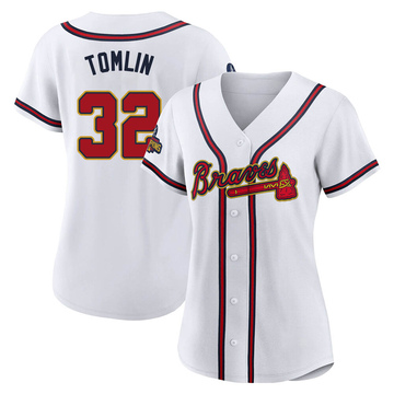 Josh Tomlin Atlanta Braves Youth Red Roster Name & Number T-Shirt 
