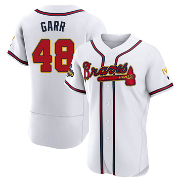 Ralph Garr Men's Atlanta Braves Alternate Jersey - Navy Replica