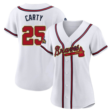 Rico Carty Men's Atlanta Braves Alternate Jersey - Cream Authentic