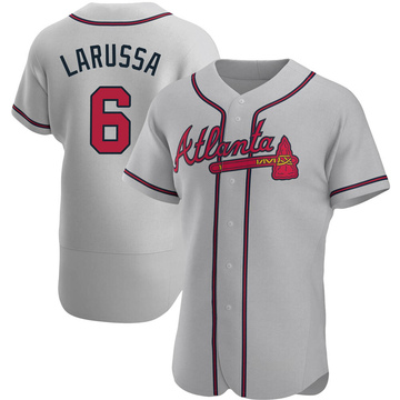 Tony Larussa Men's Authentic Atlanta Braves Gray Road Jersey