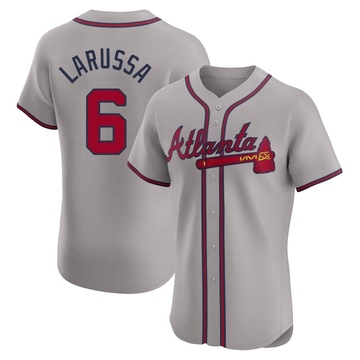 Tony Larussa Men's Elite Atlanta Braves Gray Road Jersey