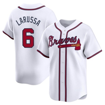 Tony Larussa Men's Limited Atlanta Braves White Home Jersey