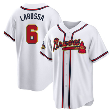 Tony Larussa Men's Replica Atlanta Braves Gold White 2022 Program Jersey