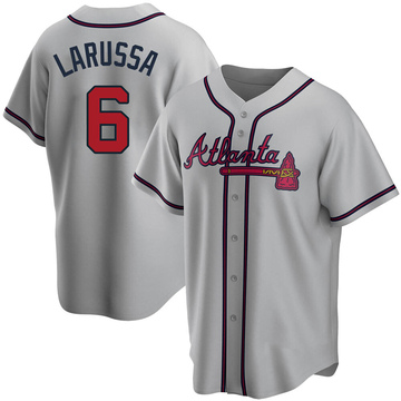 Tony Larussa Men's Replica Atlanta Braves Gray Road Jersey