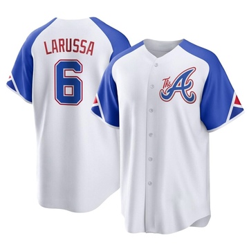 Tony Larussa Men's Replica Atlanta Braves White 2023 City Connect Jersey