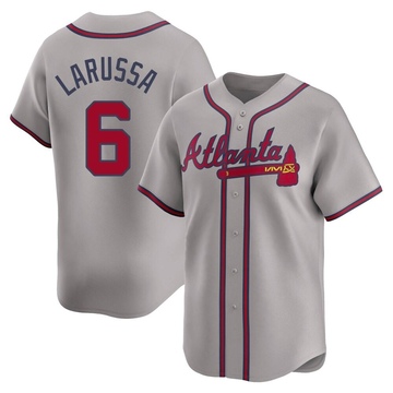 Tony Larussa Youth Limited Atlanta Braves Gray Away Jersey